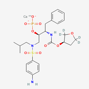 molecular formula C25H34CaN3O9PS B13848889 Fosamprenavir-d4 Calcium Salt 