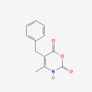 molecular formula C12H11NO3 B13848908 5-benzyl-4-methyl-3H-1,3-oxazine-2,6-dione 