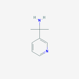 molecular formula C8H12N2 B1384891 2-(Pyridin-3-yl)propan-2-amine CAS No. 99980-40-2