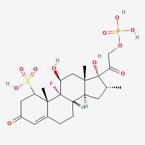 molecular formula C22H32FO11PS B13848993 Dexamethasone Phosphate Bisulfate Adduct Sodium Salt 
