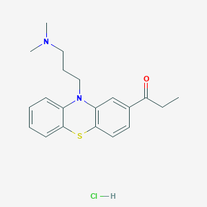 molecular formula C20H25ClN2OS B013849 Propiopromazine Hydrochloride CAS No. 7681-67-6