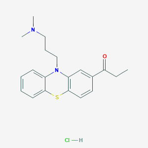 molecular formula C20H25ClN2OS B013849 丙酰丙嗪盐酸盐 CAS No. 7681-67-6