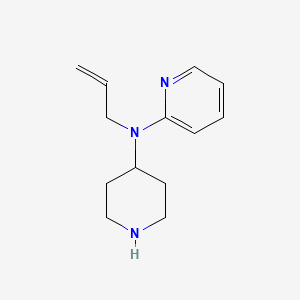 molecular formula C13H19N3 B13849005 N-piperidin-4-yl-N-prop-2-enylpyridin-2-amine 