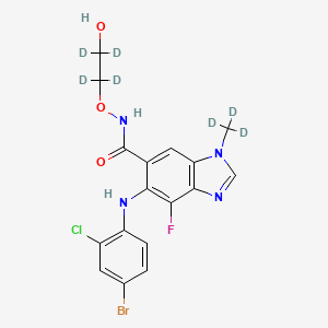 molecular formula C17H15BrClFN4O3 B13849058 Selumetinib-D7 