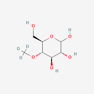 molecular formula C7H14O6 B13849113 4-O-Methyl-D-glucose-d3 