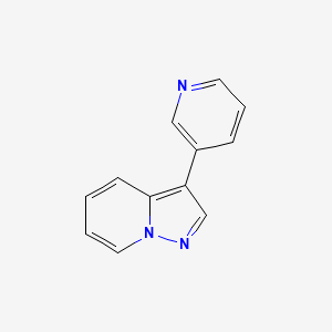molecular formula C12H9N3 B13849115 3-Pyridin-3-ylpyrazolo[1,5-a]pyridine 