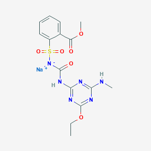 molecular formula C15H17N6NaO6S B13849154 Ethametsulfuron-methyl Sodium Salt 