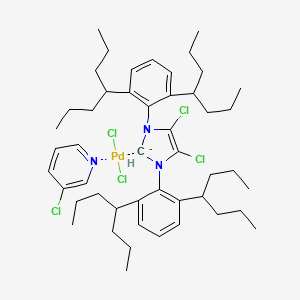 molecular formula C48H71Cl5N3Pd- B13849170 Pd-PEPPSI-iHeptCl 