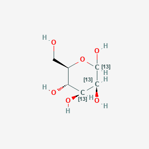 molecular formula C6H12O6 B13849274 D-Mannose-1,2,3-13C3 