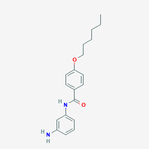 molecular formula C19H24N2O2 B1384938 N-(3-Aminophenyl)-4-(hexyloxy)benzamide CAS No. 1020722-37-5