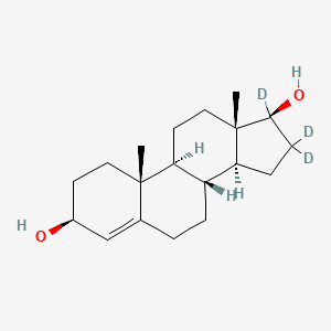 molecular formula C19H30O2 B13849439 Delta4-Androstene-3Beta,17Beta-diol-d3 