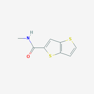 molecular formula C8H7NOS2 B13849446 N-methylthieno[3,2-b]thiophene-5-carboxamide 