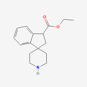 molecular formula C16H21NO2 B13849447 Ethyl spiro[1,2-dihydroindene-3,4'-piperidine]-1-carboxylate 