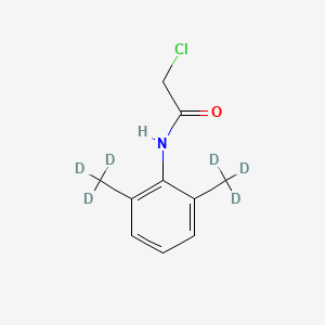 molecular formula C10H12ClNO B13849591 2-Chloro-2',6'-dimethyl-d6-acetanilide 