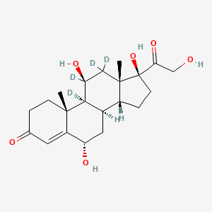 molecular formula C21H30O6 B13849604 6Alpha-Hydroxy Cortisol-d4 