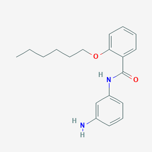 molecular formula C19H24N2O2 B1384968 N-(3-Aminophenyl)-2-(hexyloxy)benzamide CAS No. 1020722-47-7