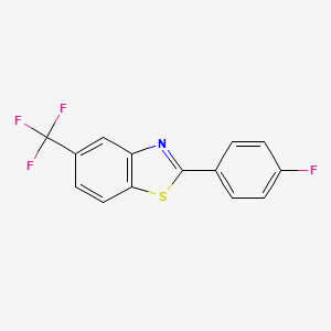 molecular formula C14H7F4NS B13849739 A4B17 
