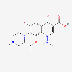 molecular formula C18H23FN4O4 B13849776 Marbofloxacin Impurity E 