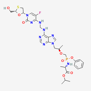 molecular formula C30H39FN9O8PS B13849783 Emtricitabine Tenofovir Alfenamide 