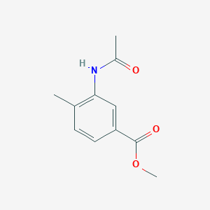 molecular formula C11H13NO3 B138498 Methyl 3-acetamido-4-methylbenzoate CAS No. 127506-01-8