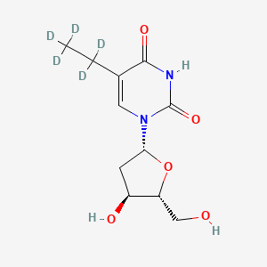 molecular formula C11H16N2O5 B13849807 5-Ethyl-2'-deoxyuridine-d5 