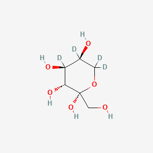 molecular formula C6H12O6 B13849814 D-Fructose-4,5,6,6-d4 