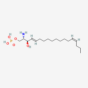 molecular formula C18H36NO5P B13849927 (2S,3R,4E,14Z)-2-Amino-3-hydroxyoctadeca-4,14-dien-1-yl Dihydrogen Phosphate 