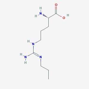 molecular formula C9H20N4O2 B013850 N-omega-Propyl-L-arginine CAS No. 137361-05-8