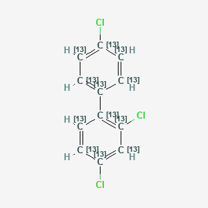 molecular formula C12H7Cl3 B13850002 2,4,4'-Trichloro-1,1'-biphenyl-13C12 