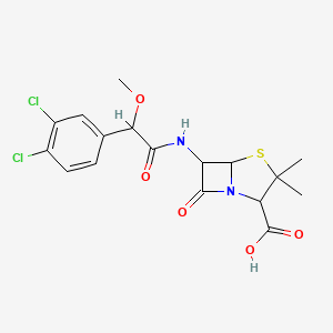 molecular formula C17H18Cl2N2O5S B13850095 Penicilline 3566; Rixapen 