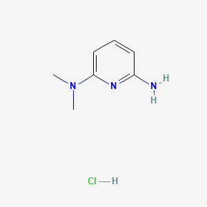 molecular formula C7H12ClN3 B13850158 N,N-Dimethyl 2,6-pyridinediamine hydrochloride CAS No. 2518265-78-4