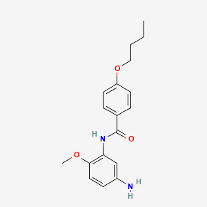 N-(5-Amino-2-methoxyphenyl)-4-butoxybenzamide