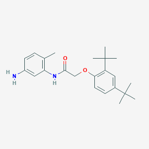 N-(5-Amino-2-methylphenyl)-2-[2,4-DI(tert-butyl)-phenoxy]acetamide