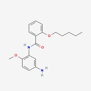 N-(5-Amino-2-methoxyphenyl)-2-(pentyloxy)benzamide