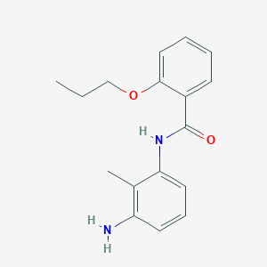 N-(3-Amino-2-methylphenyl)-2-propoxybenzamide
