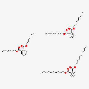 molecular formula C72H114O12 B13850334 didecyl benzene-1,2-dicarboxylate;dihexyl benzene-1,2-dicarboxylate;dioctyl benzene-1,2-dicarboxylate 