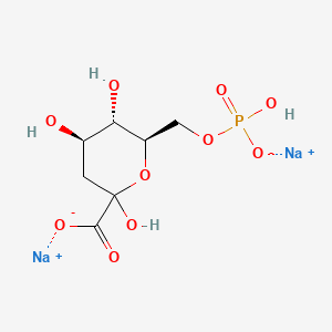 molecular formula C7H11Na2O10P B13850336 disodium;(4R,5S,6R)-2,4,5-trihydroxy-6-[[hydroxy(oxido)phosphoryl]oxymethyl]oxane-2-carboxylate 
