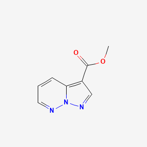 molecular formula C8H7N3O2 B13850365 Methyl pyrazolo[1,5-b]pyridazine-3-carboxylate 