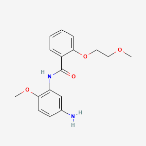 N-(5-Amino-2-methoxyphenyl)-2-(2-methoxyethoxy)-benzamide