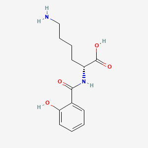 molecular formula C13H18N2O4 B13850409 2-Hydroxylbenzoyl-D-lysine 