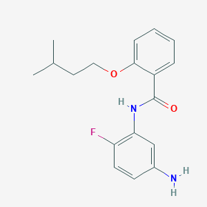 N-(5-Amino-2-fluorophenyl)-2-(isopentyloxy)-benzamide