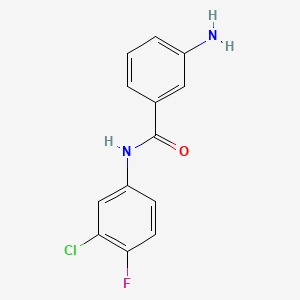 3-Amino-N-(3-chloro-4-fluorophenyl)benzamide