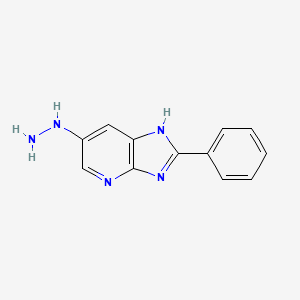 6-Hydrazino-2-phenyl-3H-imidazo[4,5-b]pyridine