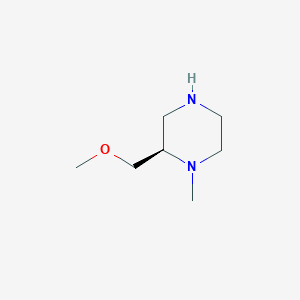 molecular formula C7H16N2O B13850483 (R)-2-(Methoxymethyl)-1-methylpiperazine 