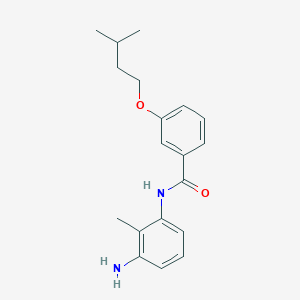 N-(3-Amino-2-methylphenyl)-3-(isopentyloxy)-benzamide