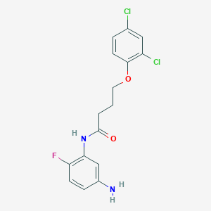 N-(5-Amino-2-fluorophenyl)-4-(2,4-dichlorophenoxy)butanamide