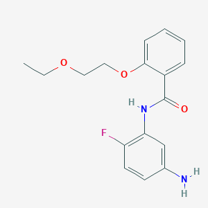N-(5-Amino-2-fluorophenyl)-2-(2-ethoxyethoxy)-benzamide