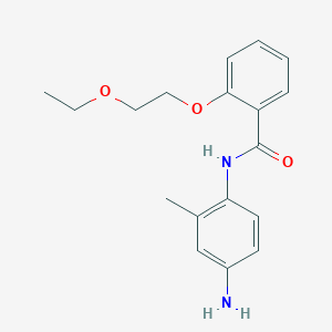 N-(4-Amino-2-methylphenyl)-2-(2-ethoxyethoxy)-benzamide