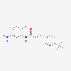 N-(5-Amino-2-methoxyphenyl)-2-[2,4-DI(tert-butyl)-phenoxy]acetamide