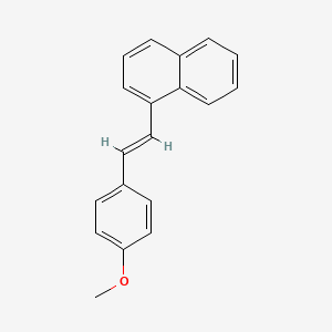 molecular formula C19H16O B13850613 (e)-1-(4-Methoxystyryl)naphthalene 